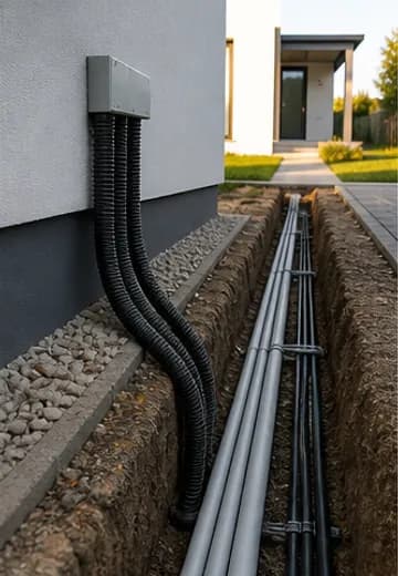 Canalización y cableado de una instalación eléctrica
