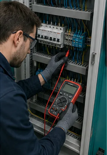 Pruebas y revisión de un cuadro eléctrico