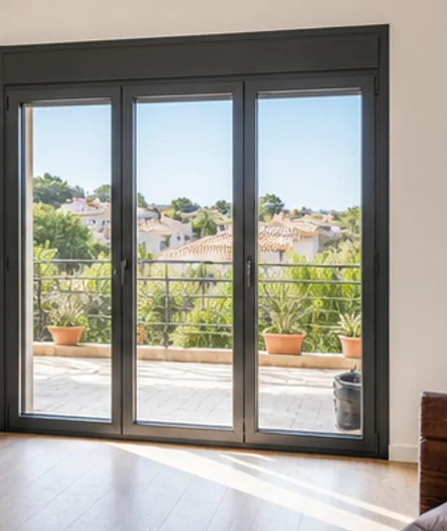 Puertas y ventanas en una vivienda